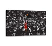 Michael Jordan 98 Finals Last Shot - Stampa artistica da parete per soggiorno, decorazione per la casa, 40 x 60 cm
