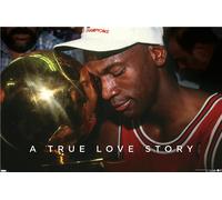 MICHAEL JORDAN - Una Vera Storia D'Amore Poster - 22x34 - 24249