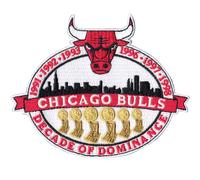 Michael Jordan's Chicago Bulls NBA Championships' Decennio Di Dominio' Toppa