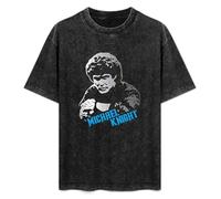 Michael Kitt Knight Rider David Hasselhoff Foundation Retro Cult 80S Fun T-Shirt Unisex Black Tee S