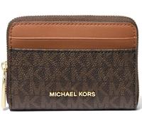 Michael Michael Kors - JET SET SM ZA COIN CARD CASE Marrone - Pelletteria T.U Marrone