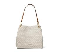Michael Kors Kensington Borsa hobo avorio, canvas, donna