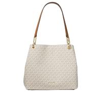 Michael Kors Kensington Borsa hobo avorio, canvas, donna