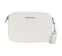 Michael Kors Jet Set Borsa a tracolla bianco, pelle, donna