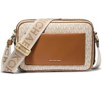 Michael Kors Maeve Borsa a tracolla avorio/marrone, canvas, donna