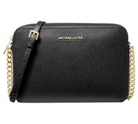Michael Kors Borsa a tracolla Jet Set pelle, nero, donna, 21 x 14 x 6
