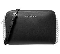 Michael Kors Jet Set Borsa a tracolla nero, pelle, donna