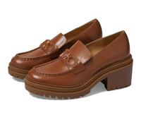 Michael Kors 40H3RCMP1L-230 Rocco Heeled Loafer Donna, Luggage EU 39.5