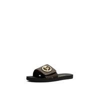 Michael Kors 40R4MKFA1B-200 MK CHARM SLIDE Donna, BROWN EU 37