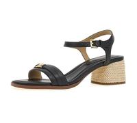 Michael Kors 40R5MAMS1L-001 Mandy Mid Sandal Donna, Black EU 38.5
