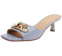 Michael Kors 40S3AMMA1E-487 AMAL KITTEN SANDAL Donna, PALE BLUE EU 36.5