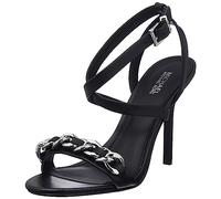 Michael Kors 40S3ASHS3L-001 ASHA HEELED SANDAL Donna, BLACK EU 37.5