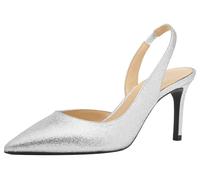 Michael Kors Décolleté Alina Flex Sling Pump Argento Taglia 39