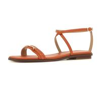 Michael Michael Kors - LENA FLAT SANDAL Arancione - Sandali e scarpe aperte - Taglia 39 39 Arancione