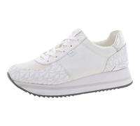 MK Sneaker Raina in tela con plateau - Bianco - Michael Kors EU 40