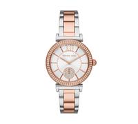 Michael Kors Abbey MK4616 Women's Two-Tone Stainless Steel Watch - White Dial