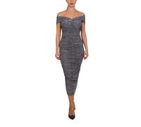 Michael Kors - Abito a spalle scoperte in jersey opaco stretch con stampa leopardata - -Dresses -Donna -Multicolore -M
