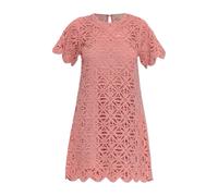 Michael Kors - Abito Corto in Cotone all'Uncinetto - - Dresses - Donna - Rosa - M