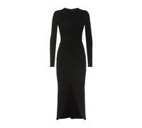 Michael Kors - Abito Drappeggiato in Jersey Opaco Stretch - -Dresses -Donna -Nero -M
