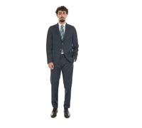 Michael Kors - Abito in lana strutturata con revers a punta - -Suits -Uomo -Blu -3XL