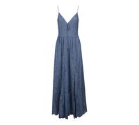 Michael Kors - Abito Lungo con Pizzo Floreale Cordato - -Dresses -Donna -Blu -S