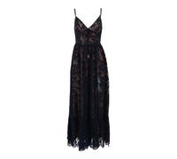 Michael Kors - Abito Maxi in Pizzo Floreale con Cordoncino - -Dresses -Donna -Blu -S