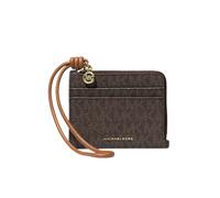 Michael Kors, ,Accessories ,Donna ,Marrone ,ONE SIZE Jet Set Small Signature Logo Card Case Wristlet