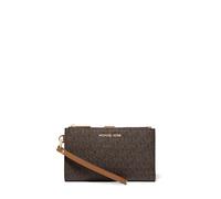 Michael Kors Adele, Cinturino con Doppia Cerniera Donna, Colore: Rosso, 5x16x27 cm (W x H x L)