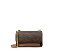 Michael Kors, ,Bags ,Donna ,Marrone ,ONE SIZE Claire Large Borsa a Spalla con Logo Signature