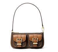 Michael Kors, ,Bags ,Donna ,Marrone ,ONE SIZE Zoey Pochette Marrone Clutch con zip