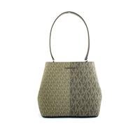 Michael Kors Bicolor Canvas Shoulder Bag
