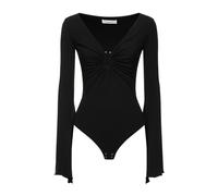 Michael Kors - Body a maniche a campana in jersey stretch opaco - - Tops - Donna - Nero - S