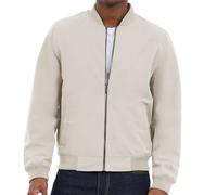 Michael Kors Bomber leggero da uomo, resistente al vento e all'acqua, Duna, Small
