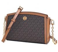 Michael Kors Borsa A Spalla Chantal Large EW Xbody Marrone/Acorn Nuova