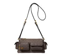 Michael Kors - Borsa a spalla Dakota Piccola con Stampa Logo - - Bags - Donna - Marrone - ONE SIZE