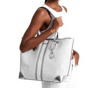 Michael Kors Charlotte LG Totale 3 IN 1 Pelle Borsa a Tracolla +2x Borse Nuovo