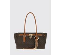Michael Kors Borsa a spalla Hamilton Moderne in tela monogram con charm OS Marrone