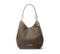 Michael Kors Lillie Borsa hobo marrone scuro, pelle sintetica, donna