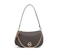 Michael Kors Nolita Medium Borsa a spalla marrone, pelle sintetica, donna