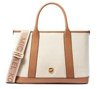 Michael Kors Borsa A Spalla Shopper Luisa MD Satchel NaturP.Peanut Nuova