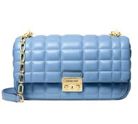 Michael Kors Borsa A Spalla Tribeca Large Chain In Pelle Blu Francese Ne