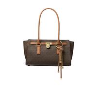 Michael Kors Borsa a spalla Hamilton Moderne piccola con charm Marrone