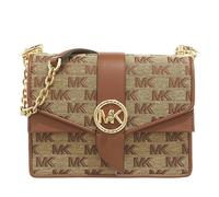 Michael Kors borsa a tracolla Greenwich Small, Beige Ebony