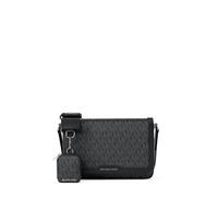Michael Kors Hudson Borsa a tracolla nero, pelle sintetica, uomo