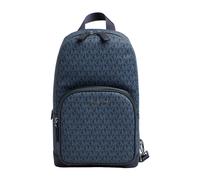 Michael Kors - Borsa a tracolla in tela con stampa esclusiva - - Bags - Uomo - Blu - ONE SIZE