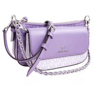 Michael Kors Borsa A Tracolla Jet Set Charm MD 4 In 1 Pouch Xbody Lavanda