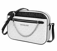 Michael Kors Borsa A Tracolla Jet Set Item LG EW Chain Xbody O.White Nuova