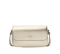 Michael Kors Borsa a tracolla Jet Set Travel Small in pelle metallizzata oro pallido, Oro chiaro, Small