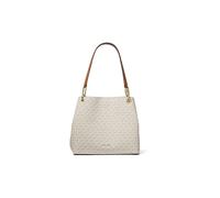 Michael Kors Kensington Borsa hobo avorio, canvas, donna