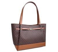 Michael Kors Borsa Donna Shopper Reed LG Belted Tote Marrone Nuova